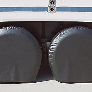 ADCO 3977 Black BUS Vinyl Ultra Tyre Gard Wheel Cover, (Set of 2) (Fits Tire Diameter 40"-42")