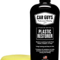 CAR GUYS Plastic Restorer | Rejuvenate plastic, rubber and vinyl! | User-friendly trim fixer | Safety Car Detailing | 8 oz set with foam applicator