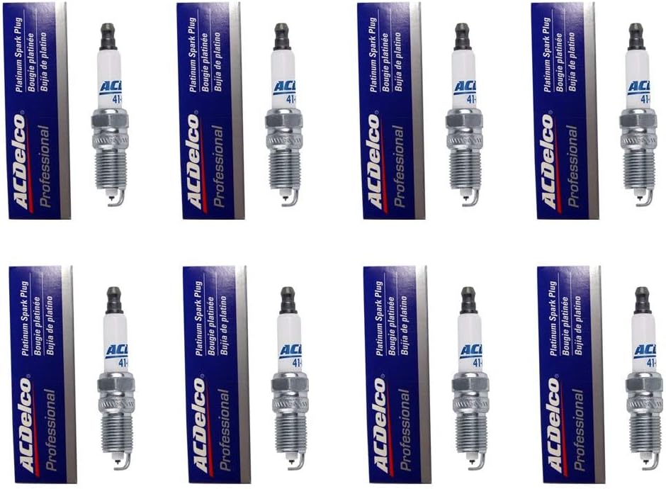 ACDelco 41-962 Professional Platinum Spark Plugs,(8)